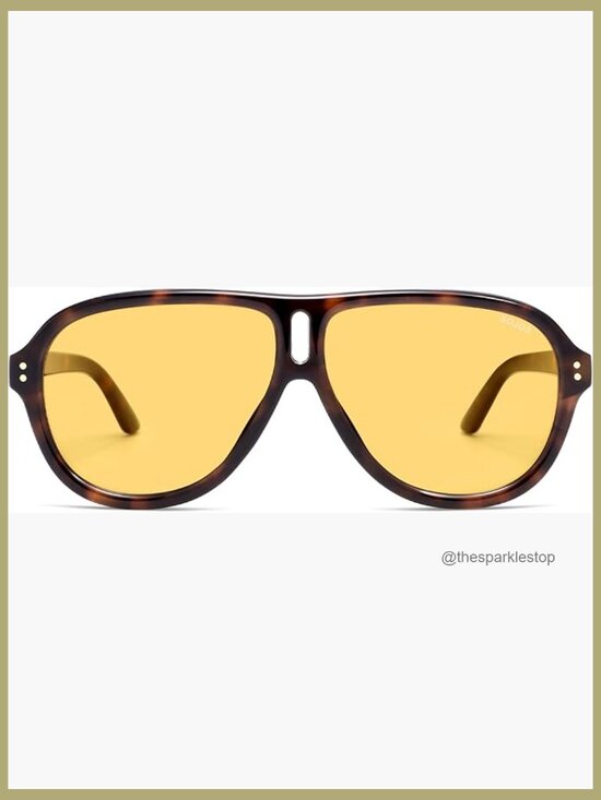 Retro Oversized Polarized Aviator Sunglasses with UV400 Protection main image 7